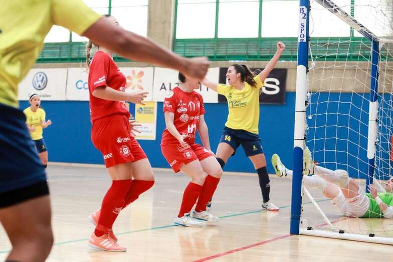 El Teldeportivo festeja un gol/TA.